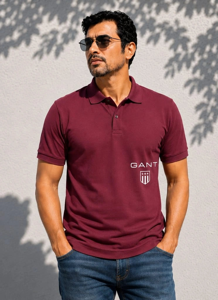 Premium Pure Cotton Polo T-Shirt – Comfort Meets Timeless Style