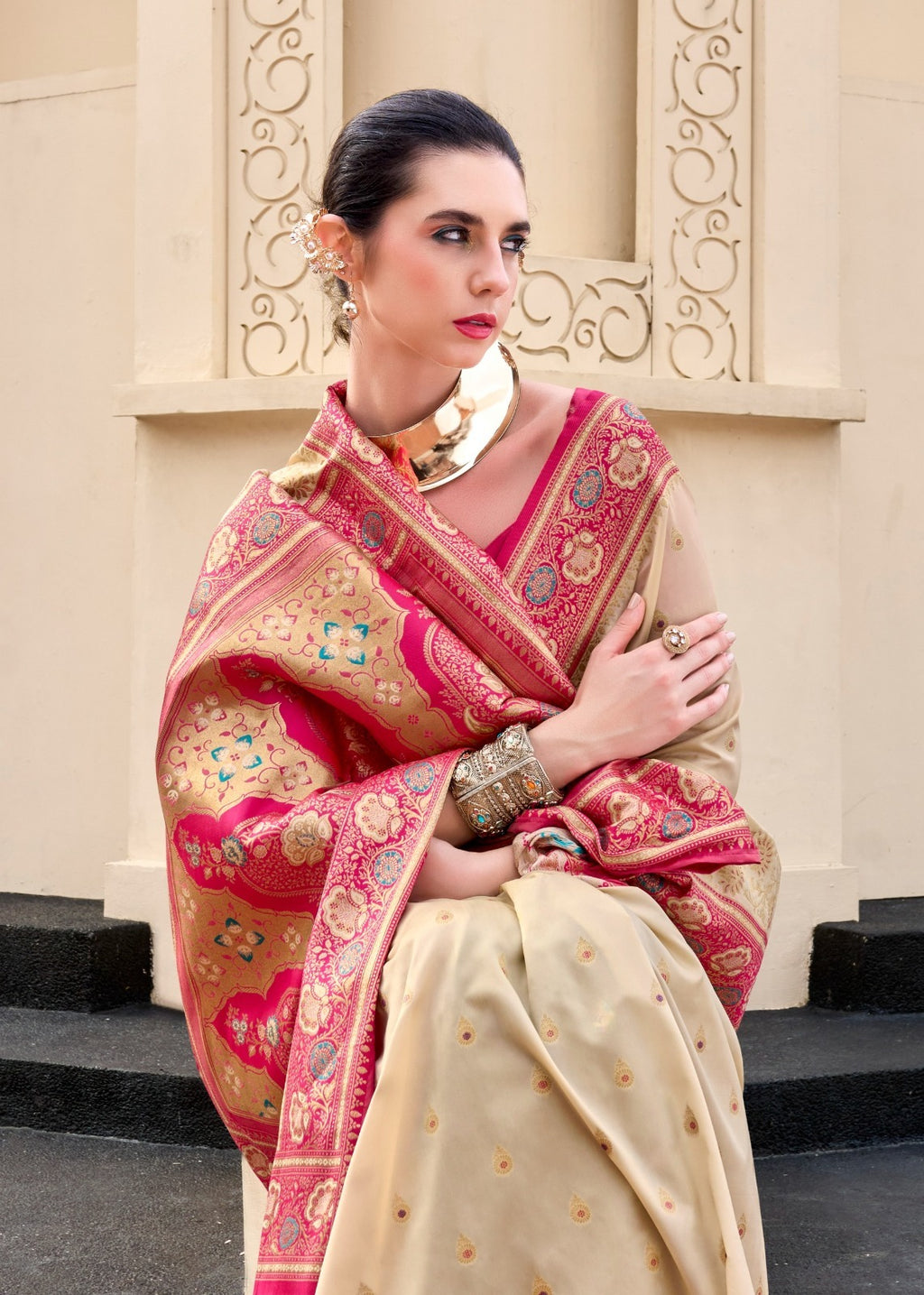 Soft Banarasi Silk Saree Online – Lightweight Festive & Wedding Wear Saree Collection