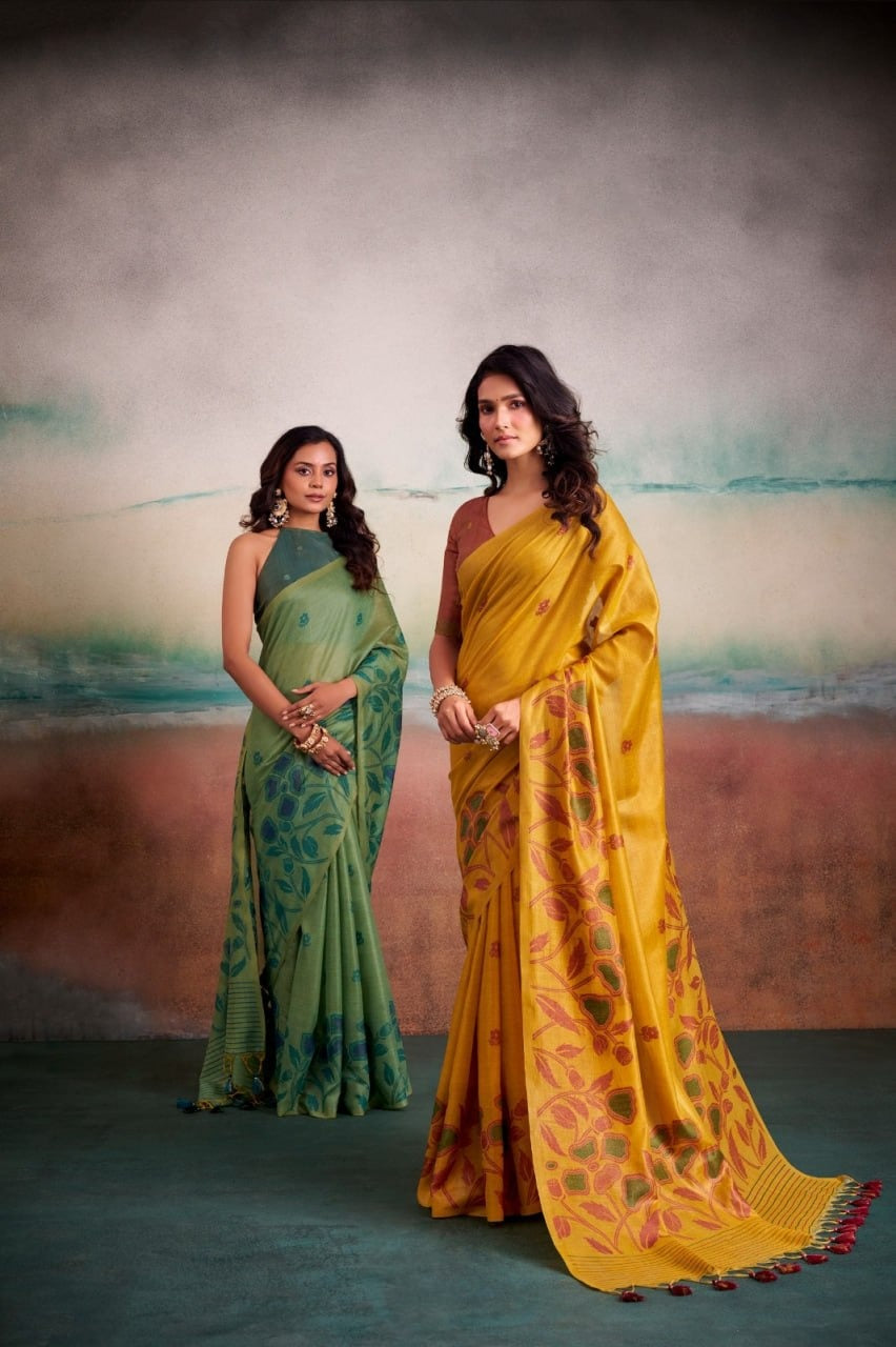 Modal Silk Saree with Matching Blouse Piece