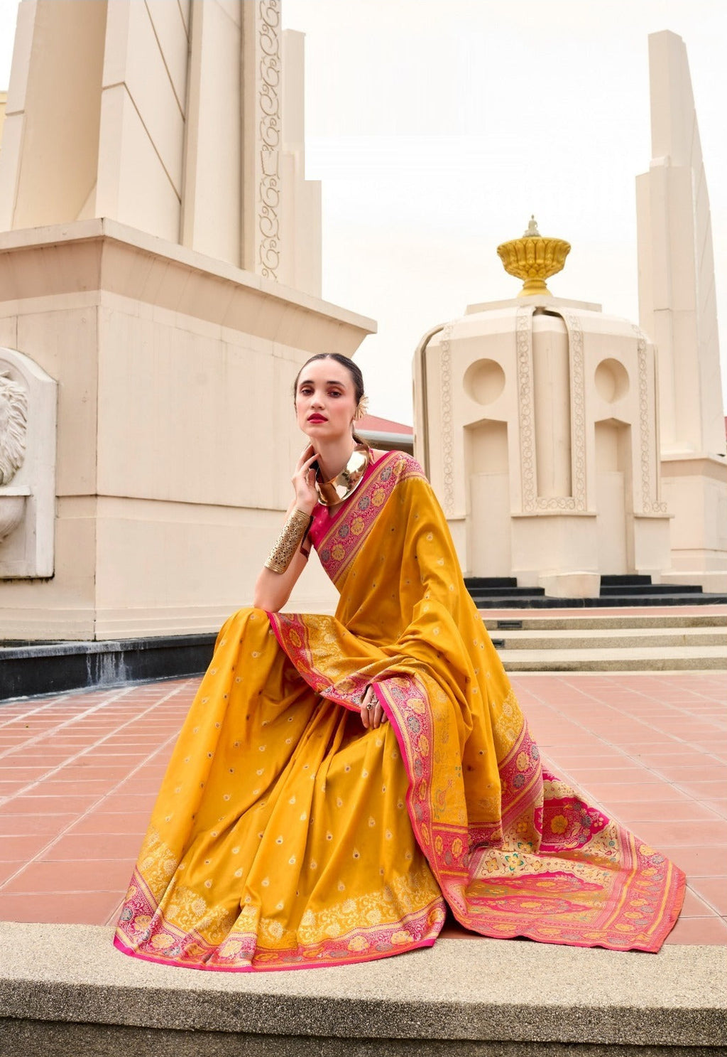 Soft Banarasi Silk Saree Online – Lightweight Festive & Wedding Wear Saree Collection