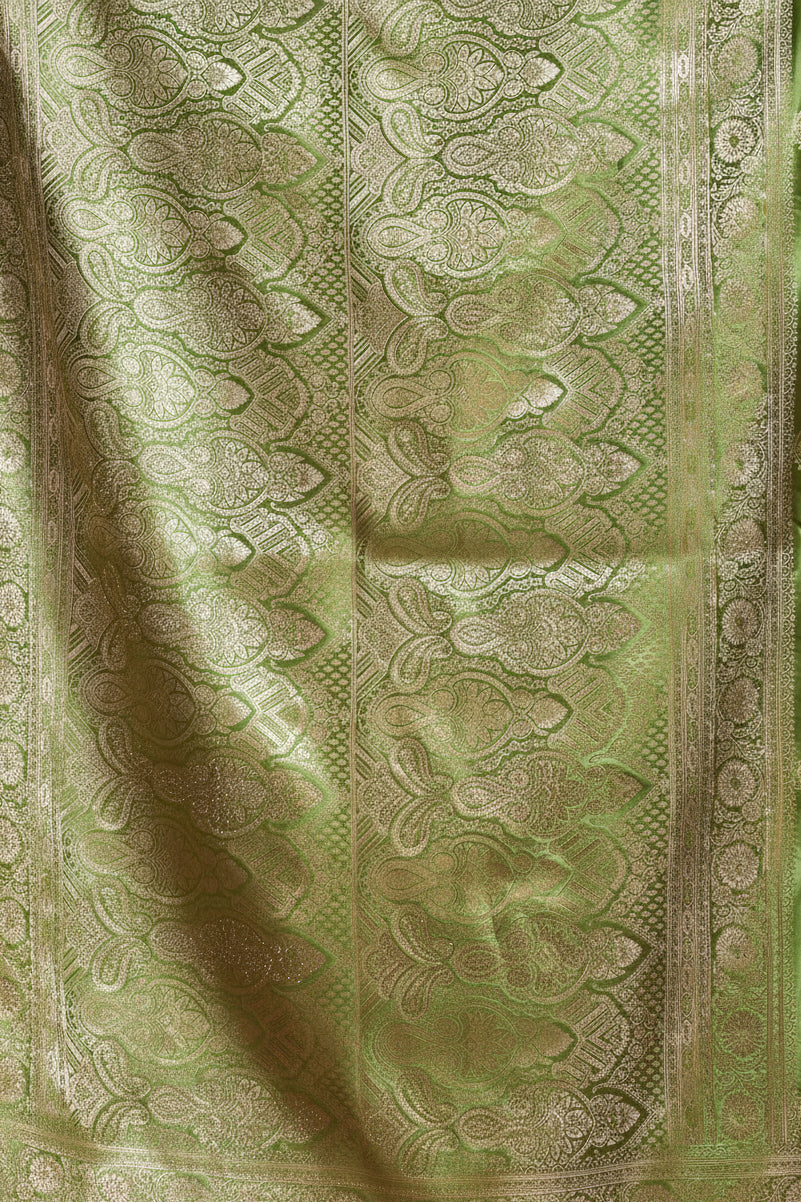 Royal Satin Silk Saree with Intricate Swarovski Work & Fancy Border | Designer Festive Collection