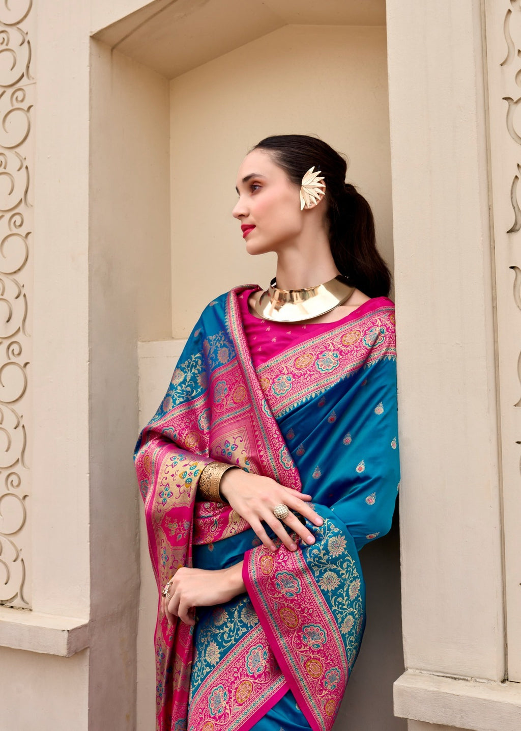 Soft Banarasi Silk Saree Online – Lightweight Festive & Wedding Wear Saree Collection