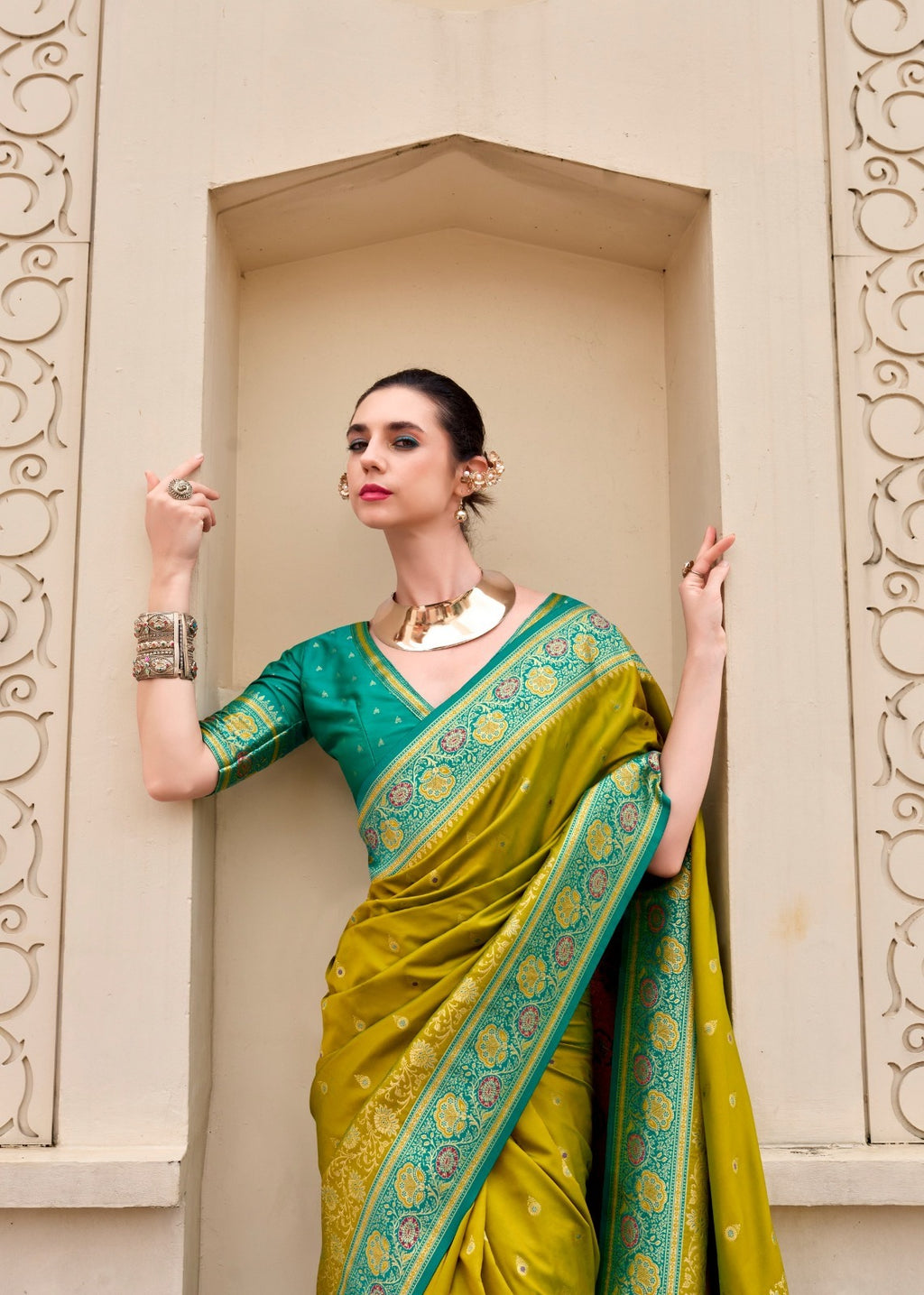 Soft Banarasi Silk Saree Online – Lightweight Festive & Wedding Wear Saree Collection