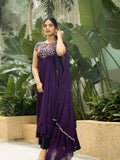 Elegant Georgette Anarkali Suit