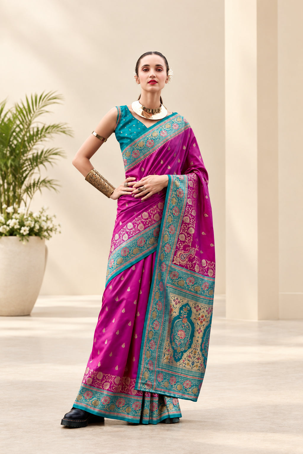 Soft Banarasi Silk Saree Online – Lightweight Festive & Wedding Wear Saree Collection