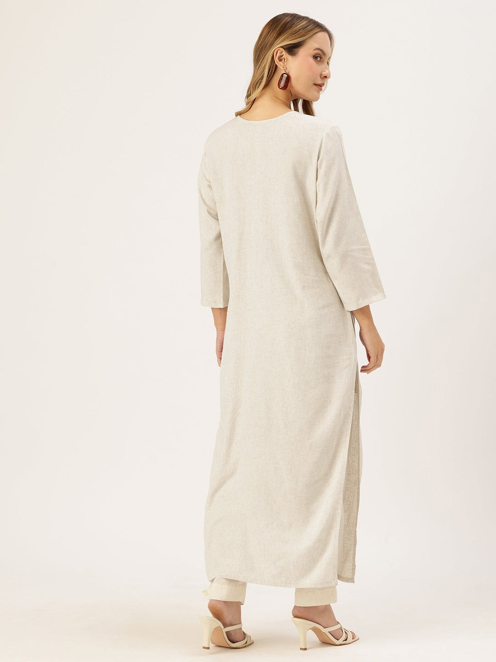 Embroidered Cotton Flex Co-Ord Set – Effortless Elegance, Everyday Comfort