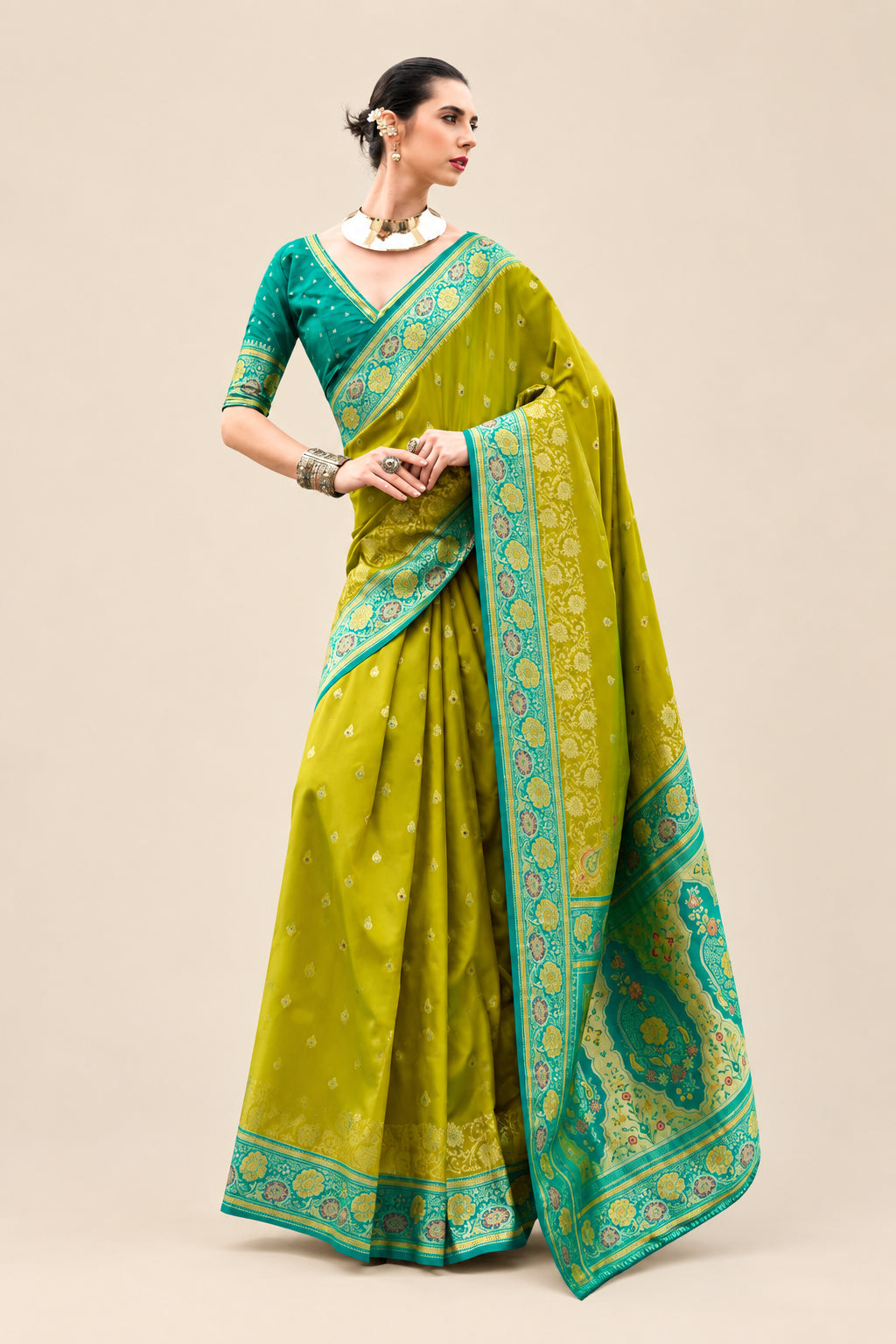 Soft Banarasi Silk Saree Online – Lightweight Festive & Wedding Wear Saree Collection