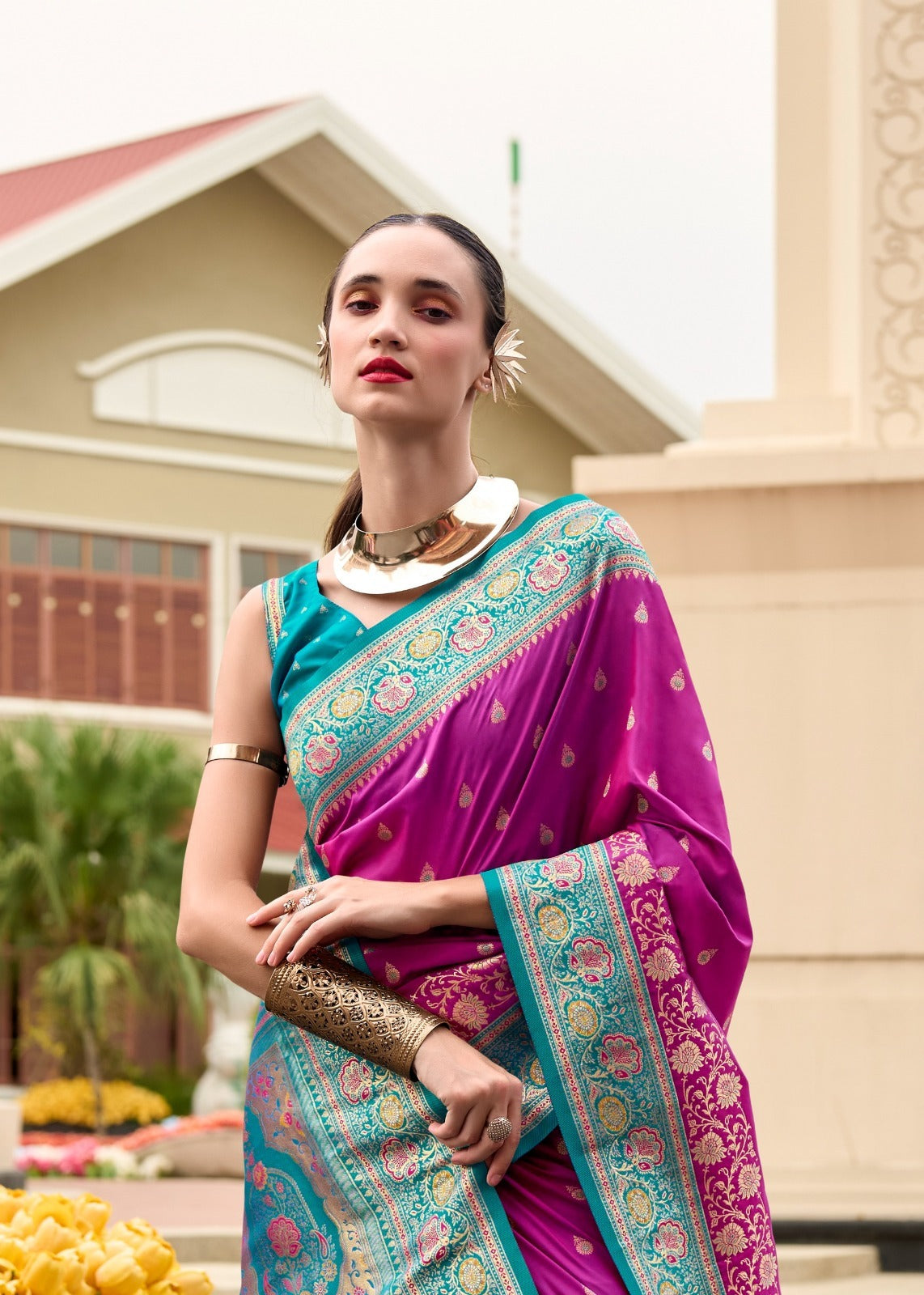 Soft Banarasi Silk Saree Online – Lightweight Festive & Wedding Wear Saree Collection