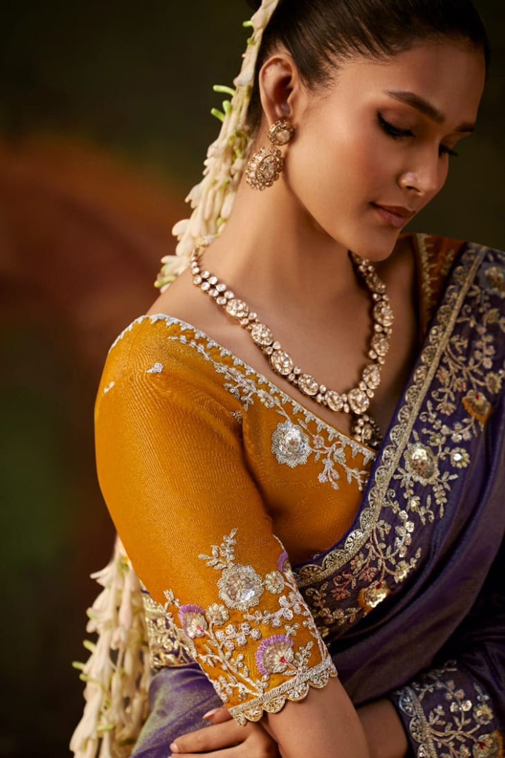 Exquisite Premium Viscose Zari Tissue Saree with Heavy Sequins & Embroidery
