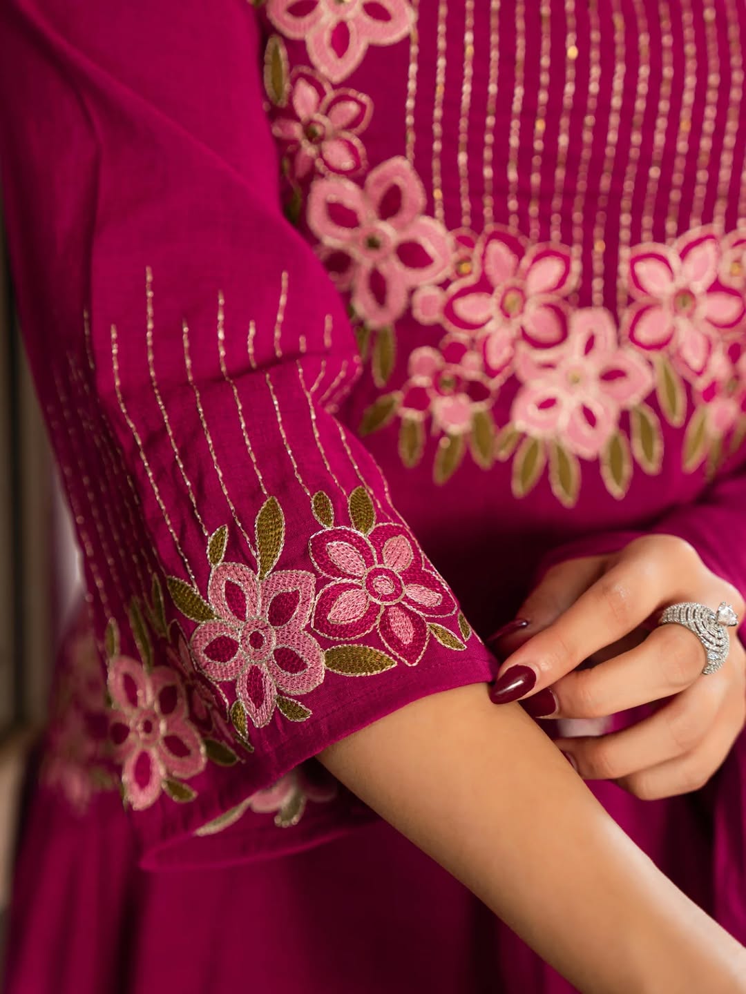 Elevate Your Style: Premium A-Line Kurta Set with Heavy Malmal Dupatta