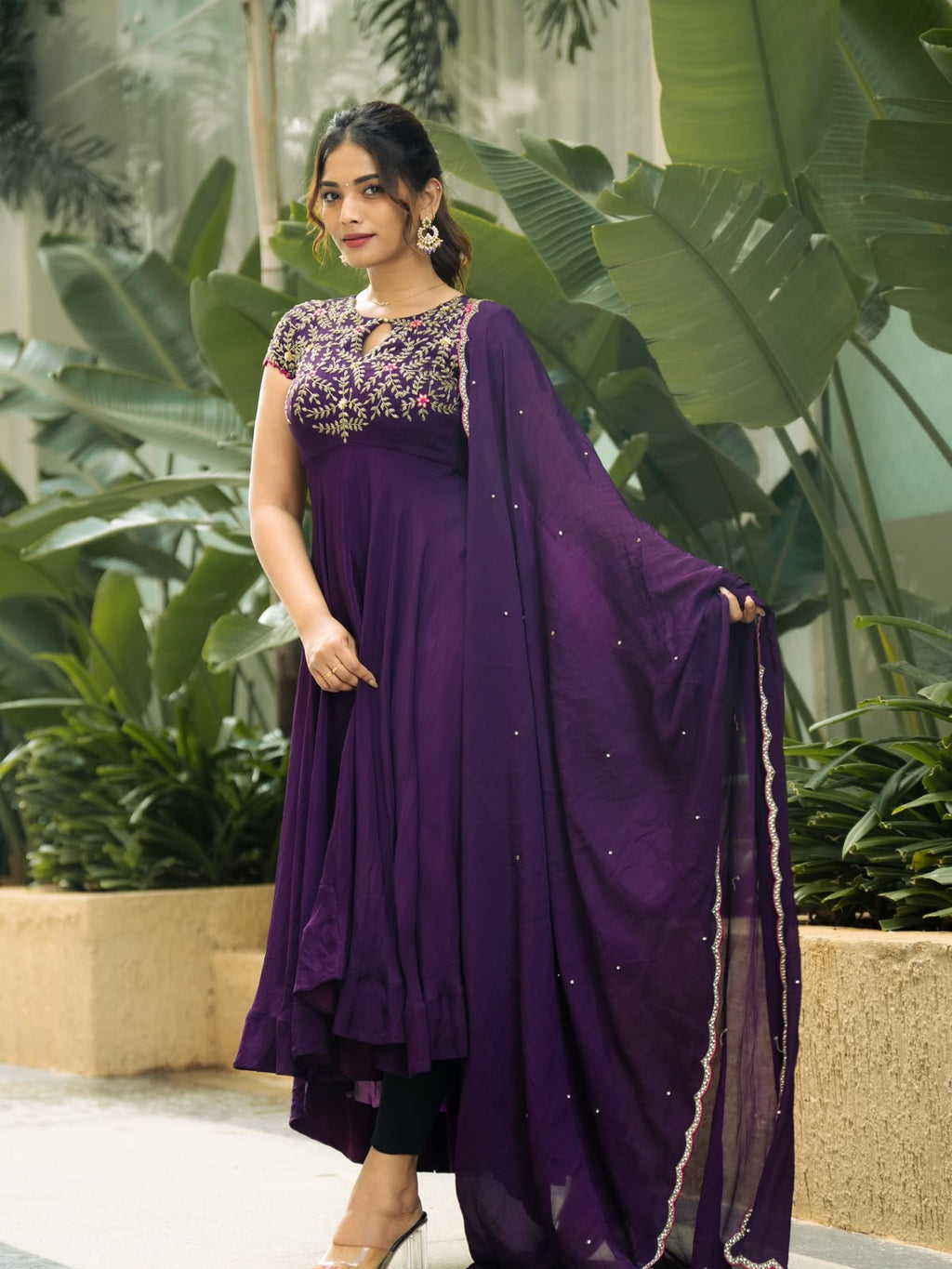 Elegant Georgette Anarkali Suit