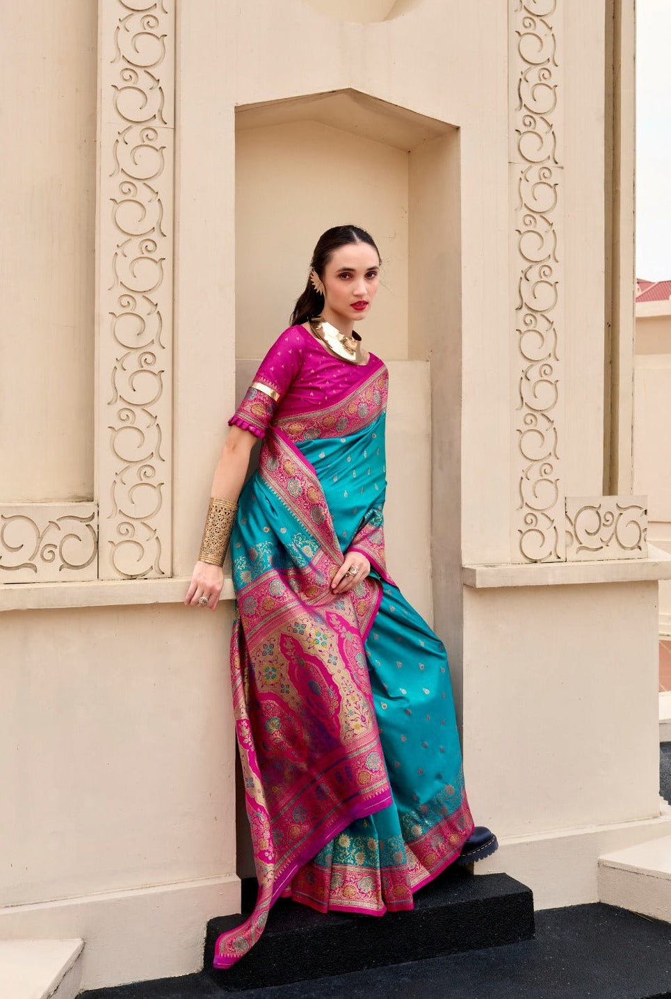 Soft Banarasi Silk Saree Online – Lightweight Festive & Wedding Wear Saree Collection