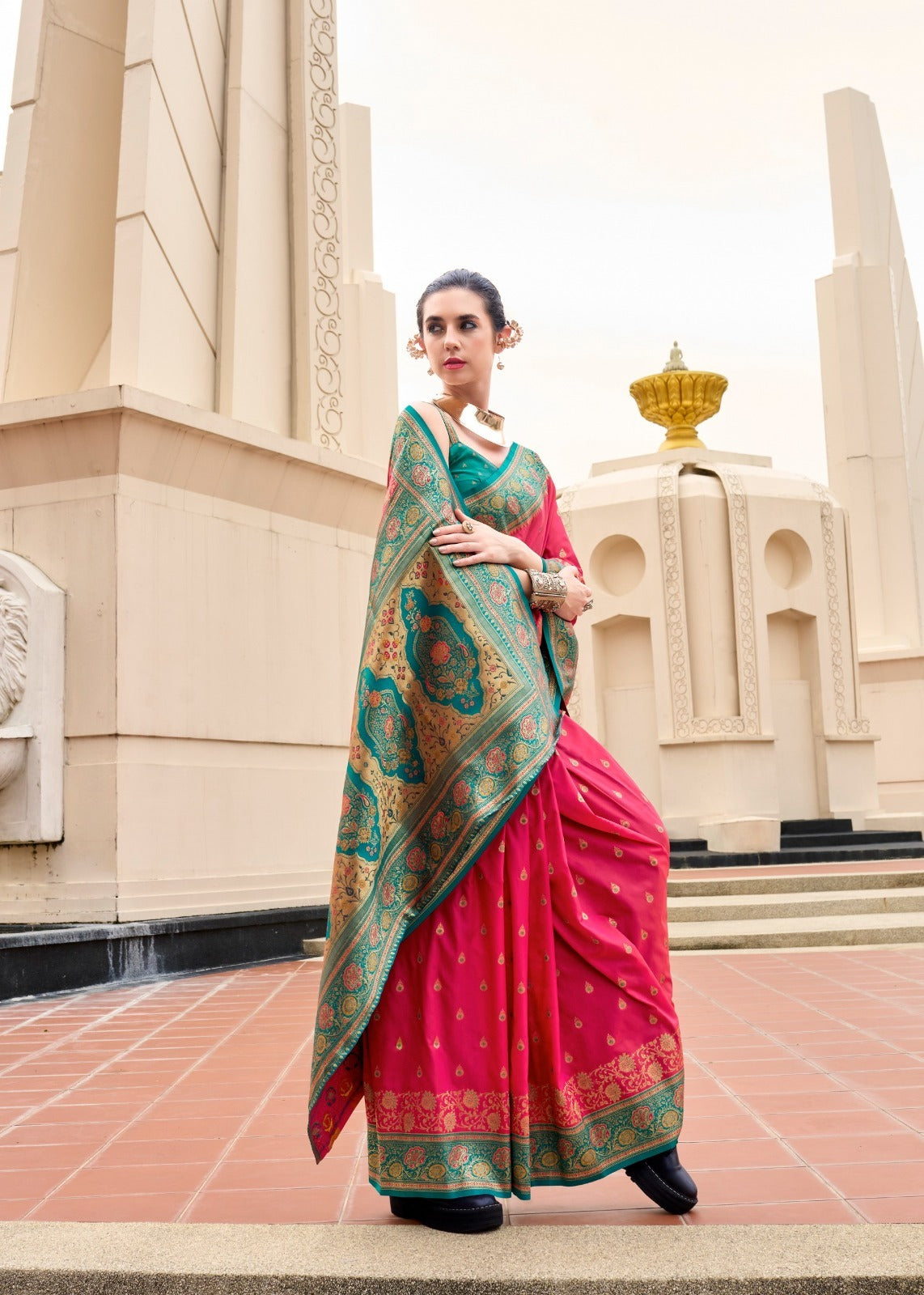 Soft Banarasi Silk Saree Online – Lightweight Festive & Wedding Wear Saree Collection
