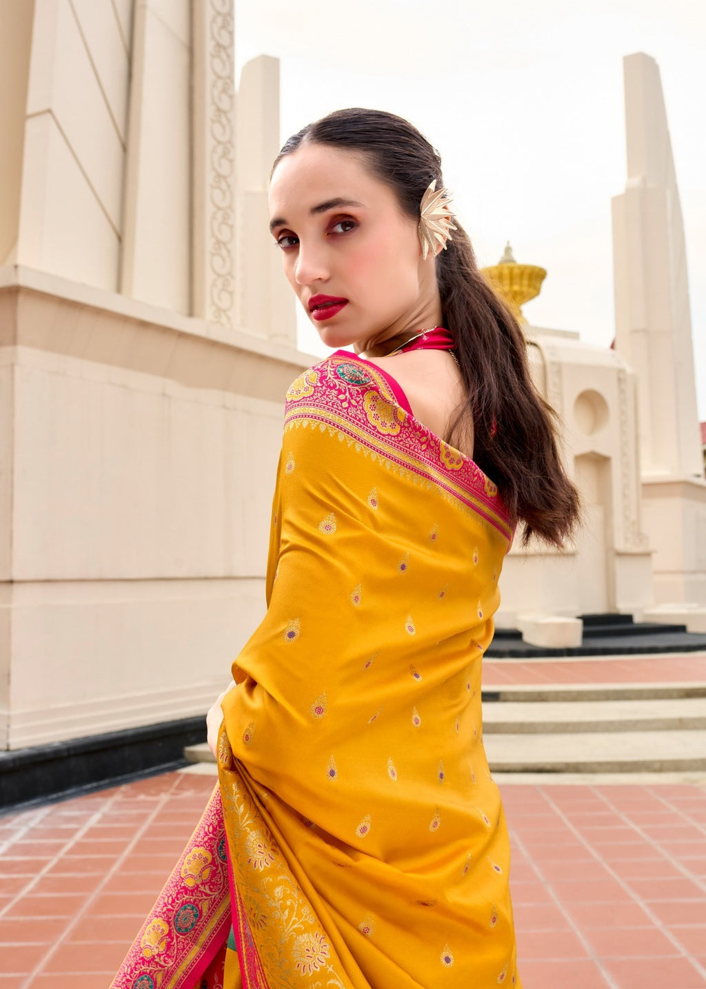 Soft Banarasi Silk Saree Online – Lightweight Festive & Wedding Wear Saree Collection
