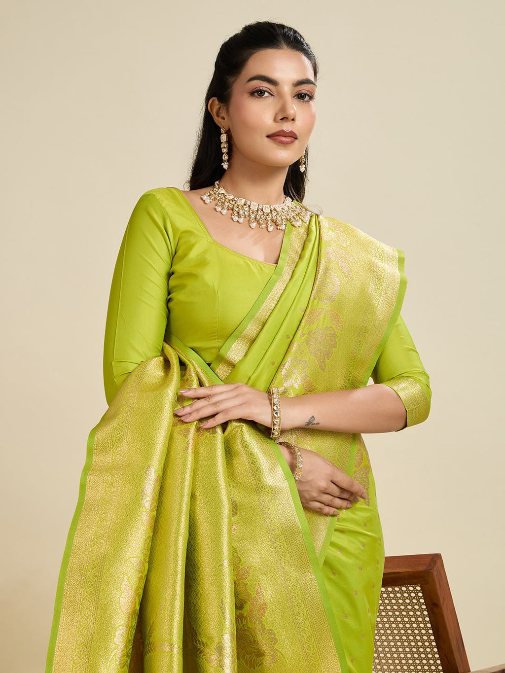 Soft Kanjivaram Silk Saree with Rich Pure Zari Pallu