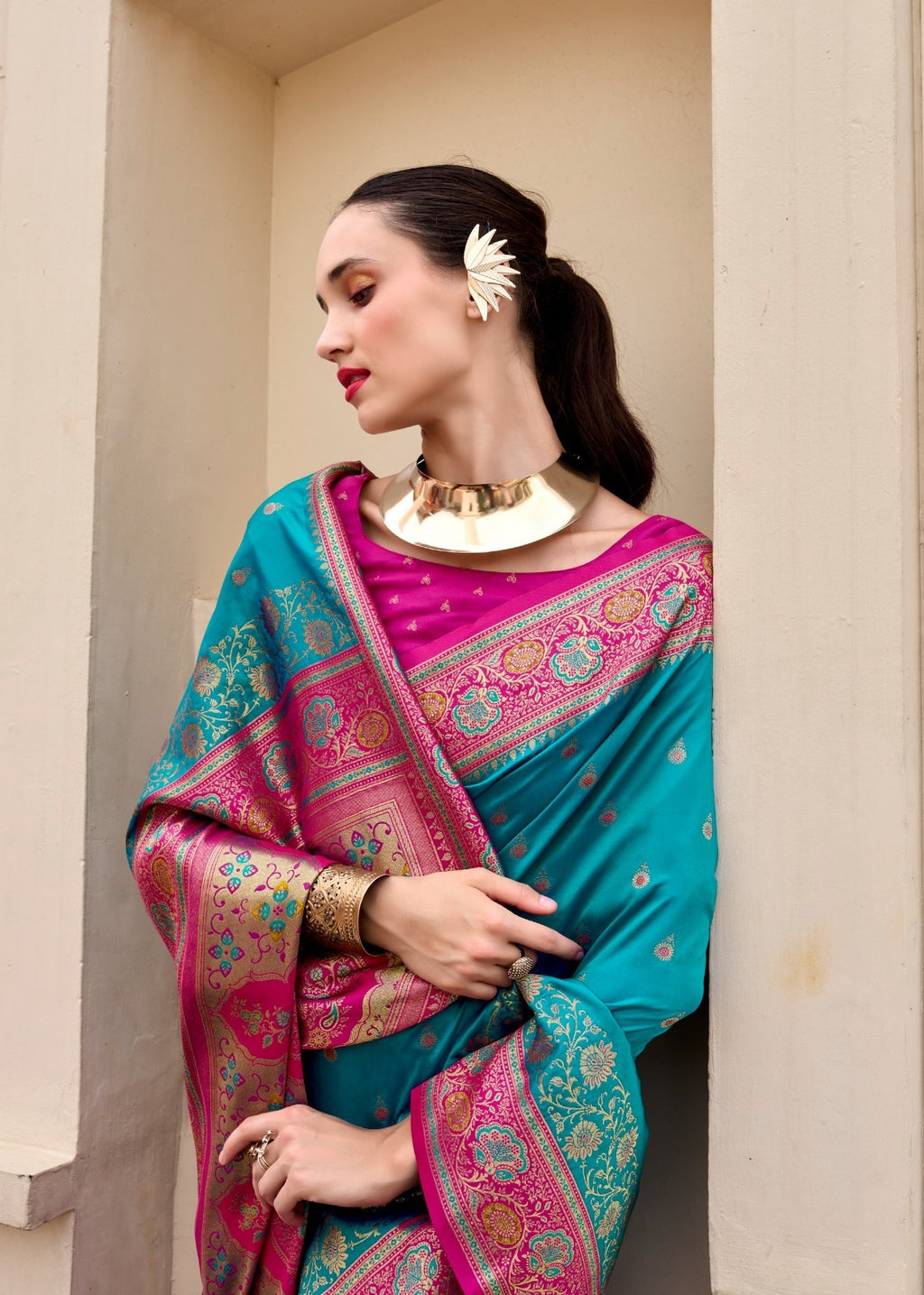Soft Banarasi Silk Saree Online – Lightweight Festive & Wedding Wear Saree Collection