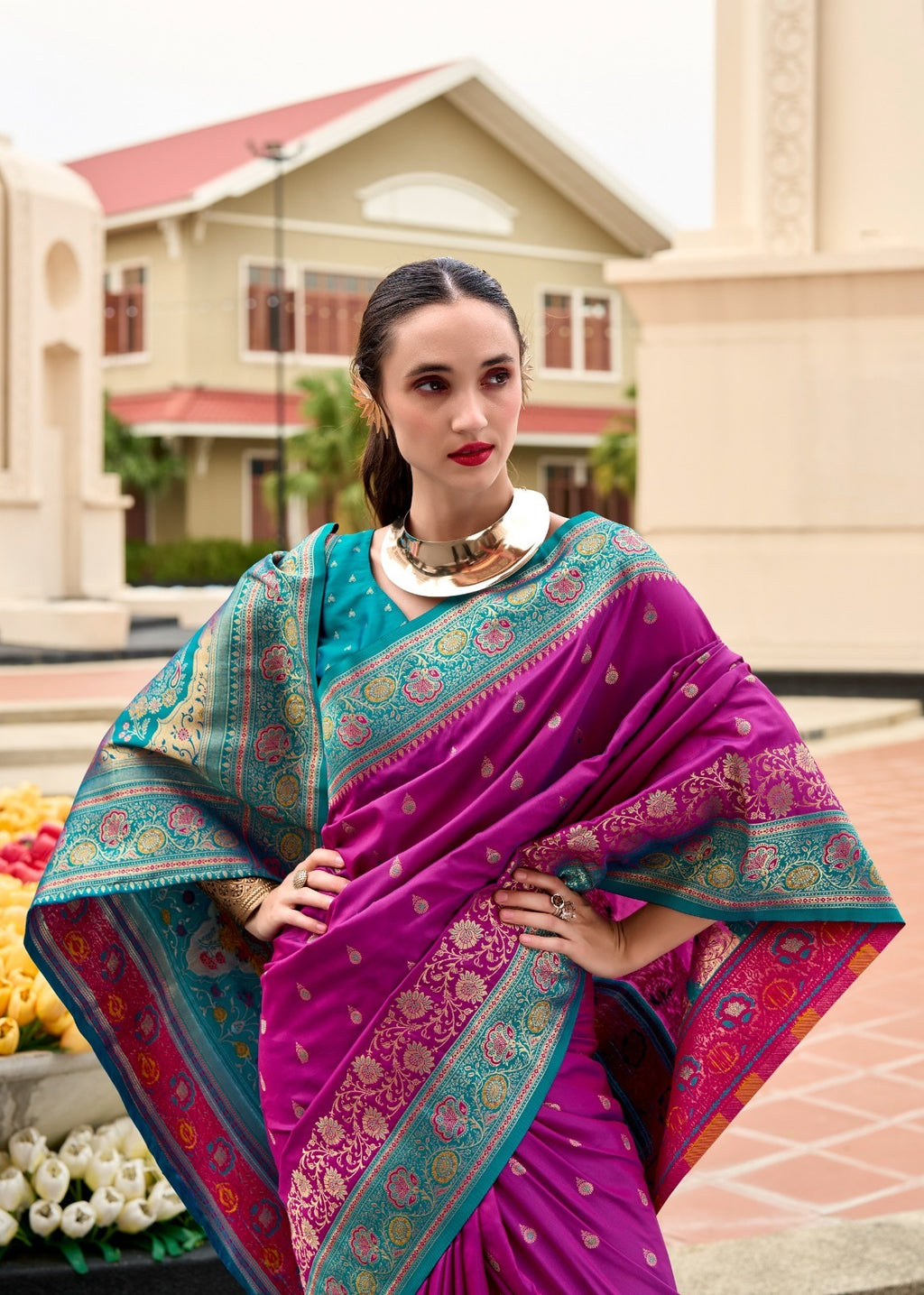 Soft Banarasi Silk Saree Online – Lightweight Festive & Wedding Wear Saree Collection