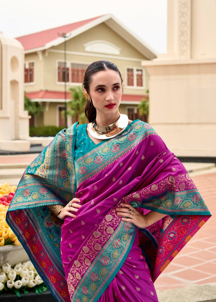 Soft Banarasi Silk Saree Online – Lightweight Festive & Wedding Wear Saree Collection