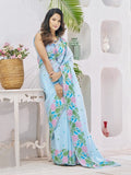 Breathable Opulence: Modern Linen Silk Sarees for Effortless Elegance