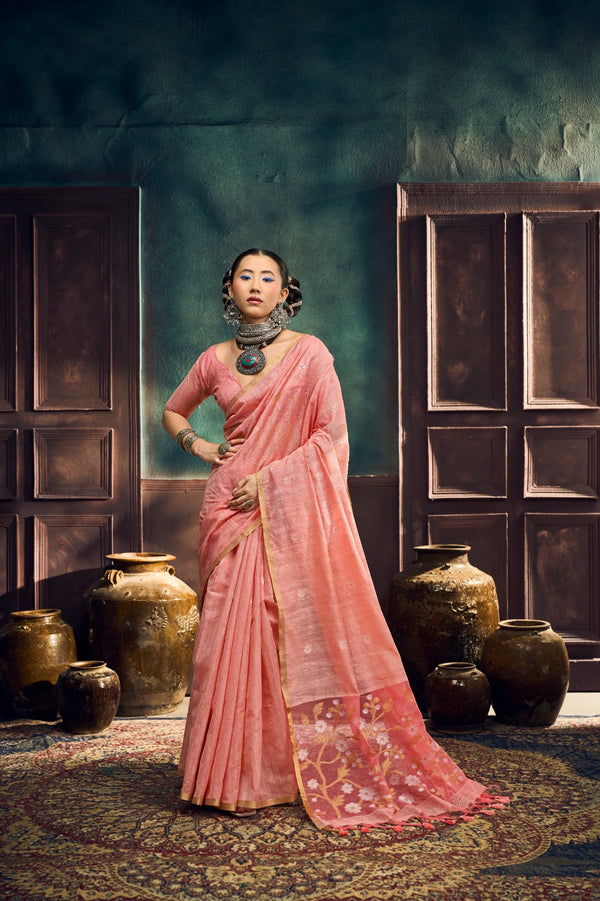 Premium Munga Cotton Handloom Saree – Timeless Elegance & Everyday Comfort