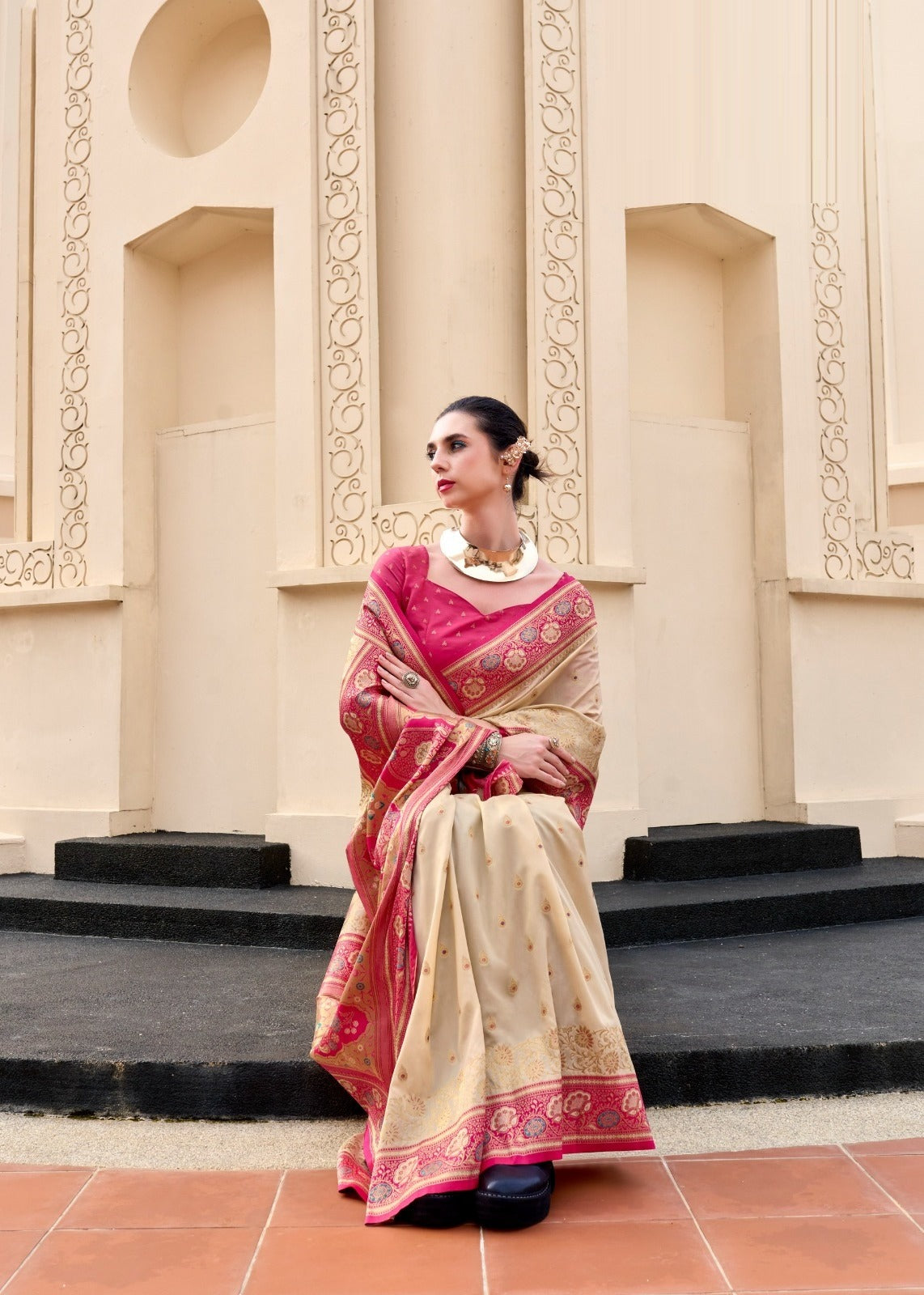Soft Banarasi Silk Saree Online – Lightweight Festive & Wedding Wear Saree Collection