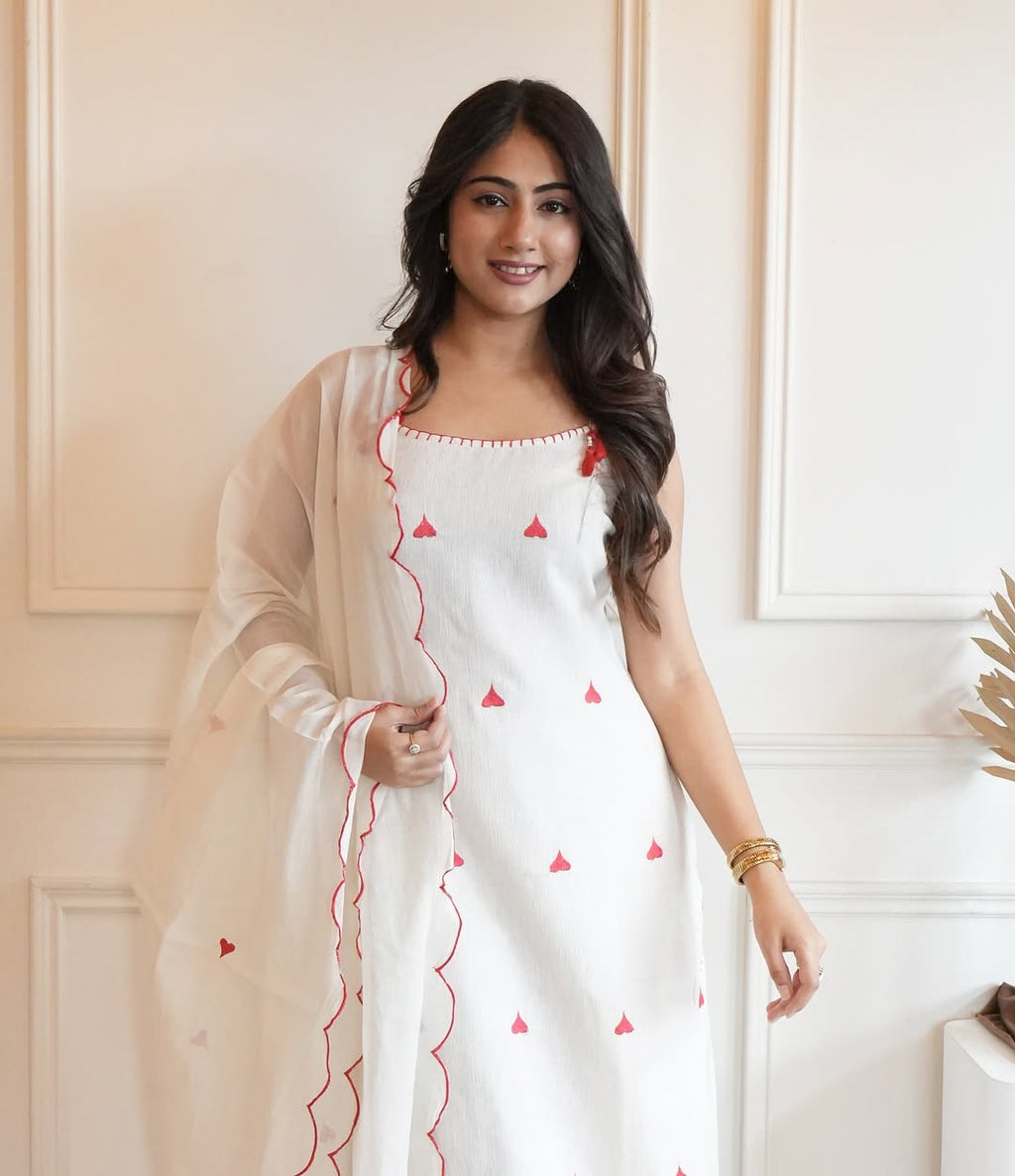 Breathe in Elegance: The Ultimate Summer Cotton Flex Kurti Set