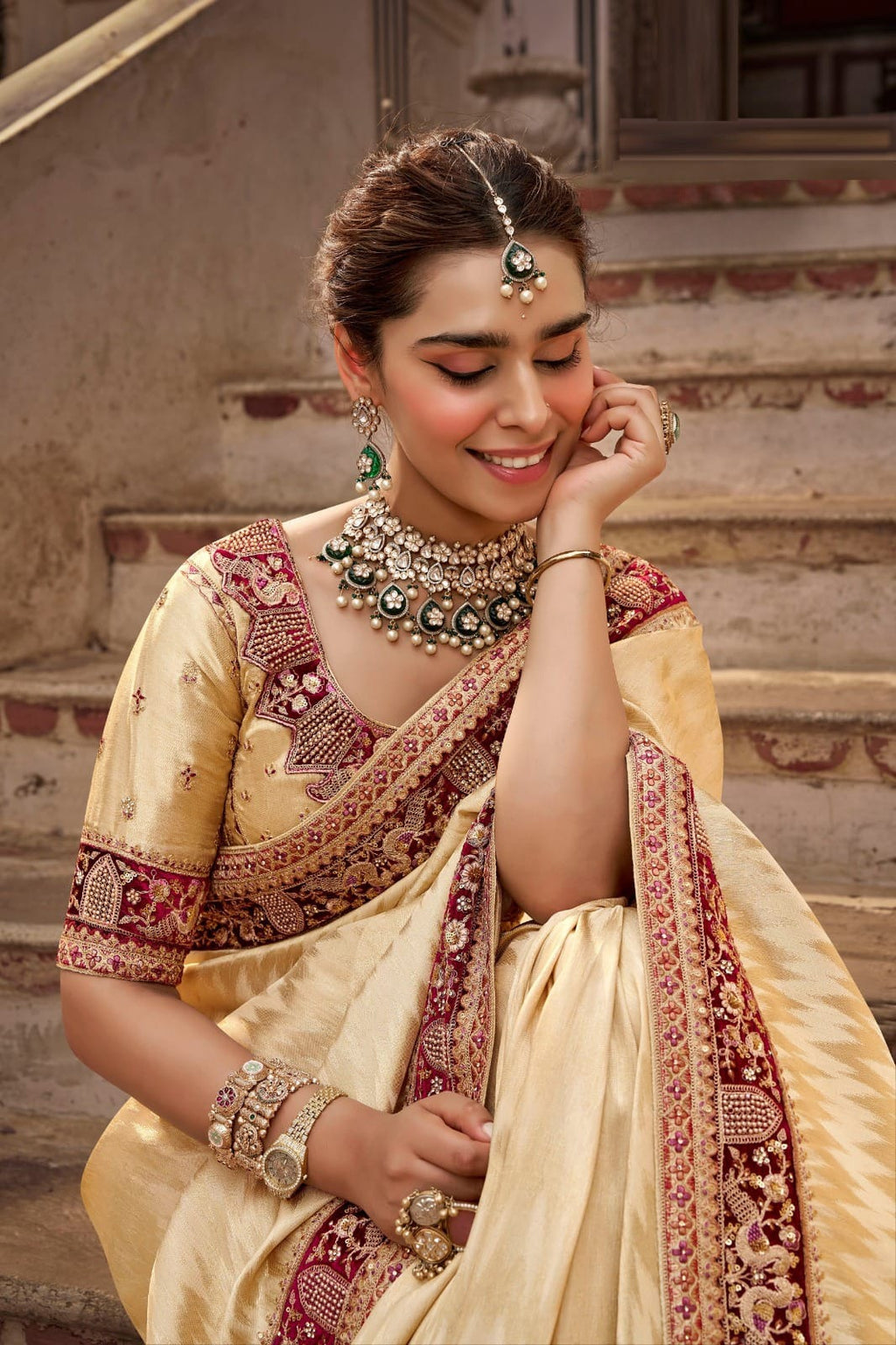 The Epitome of Elegance: Premium Custom-Crafted Designer Ensemble
